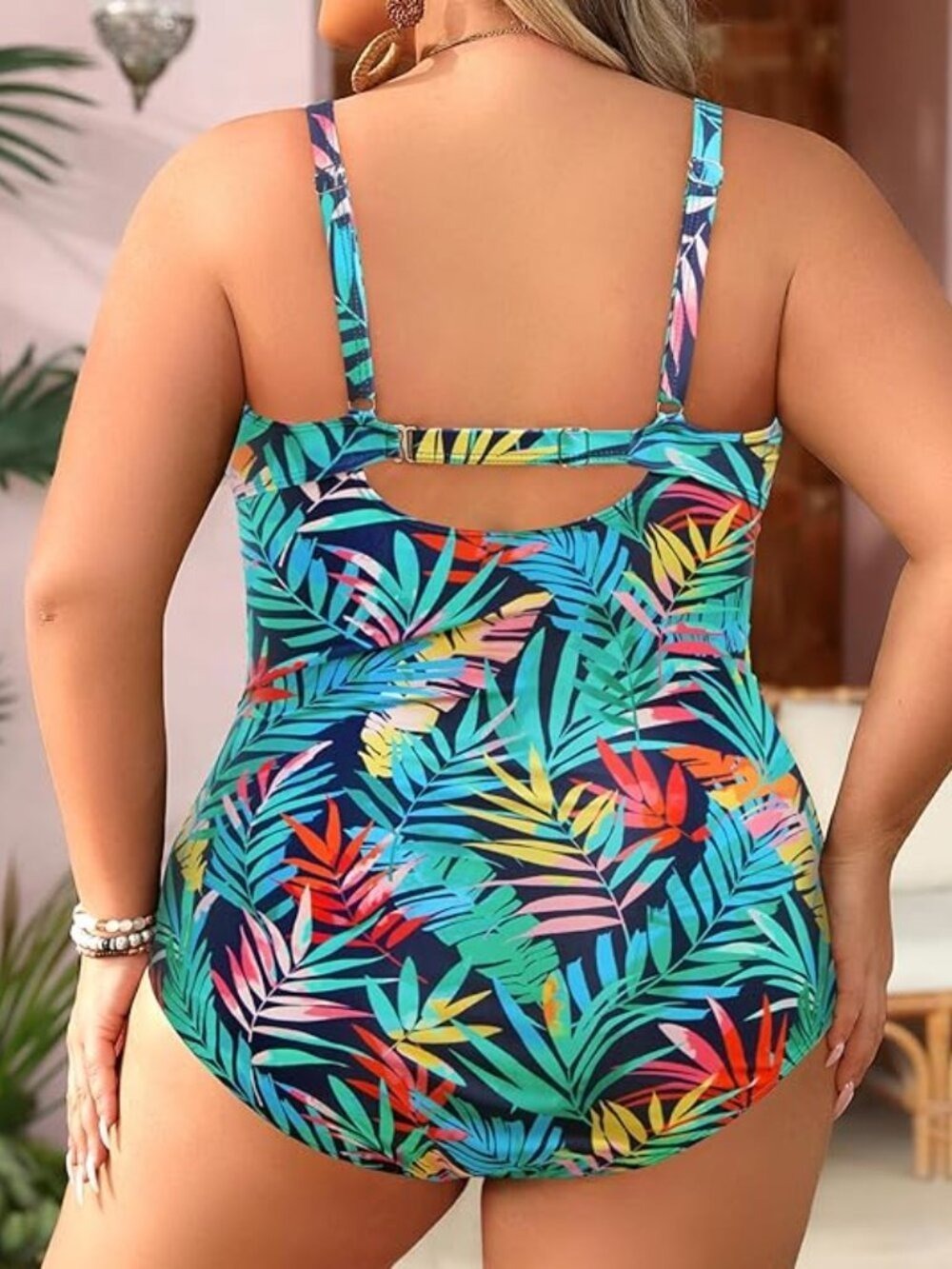 Aqua Eve Plus Size Swimsuit 18W NWT - Picture 2 of 8